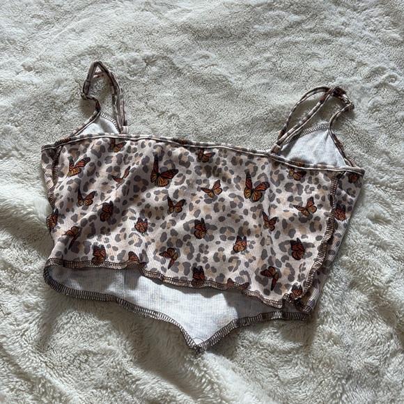 SHEIN Butterfly Corset Cami Top | Y2K Fairy Grunge Tank - Picture 2 of 4